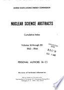 Nuclear Science Abstracts