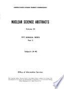Nuclear Science Abstracts
