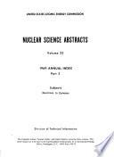 Nuclear Science Abstracts