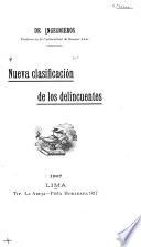 Nueva clasificación de los delincuentes