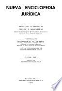 Nueva enciclopedia jurídica: Jui-Legis