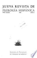 Nueva revista de filología hispánica