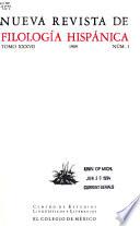 Nueva revista de filología hispánica