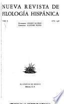 Nueva revista de filología hispánica