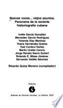 Nuevas voces-- viejos asuntos