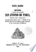 Nueve Martes ... a San Antonio de Padua ...
