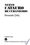 Nuevo catauro de cubanismos