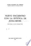 Nuevo encuentro con la estética de Rosa-Nieves