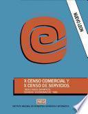 Nuevo León. X Censo Comercial y X Censo de Servicios. Resultados definitivos. Censo Económicos, 1989