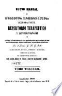 Nuevo manual de medicina homeopatica