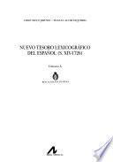 Nuevo tesoro lexicográfico del español: T-Z