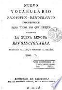Nuevo vocabulario filosófico-democrático