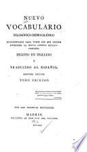 Nuevo vocabulario filosófico-democrático indispensable para todos los que deseen entender la nueva lengua revolucionaria
