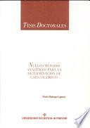 Nuevos métodos analíticos para la determinación de catecolaminas [Microforma]