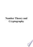 Number Theory and Cryptography