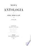 Nuova antologia di scienze, lettere ed arti