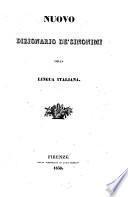 Nuovo dizionario de' sinonimi della lingua italiana N. Tommaseo!