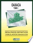 Oaxaca. Conteo de Población y Vivienda, 1995. Resultados definitivos. Tabulados básicos. Tomo I