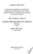 Obra completa: Glosa del mundo en torno. Articulos, 1 (1940-1953)
