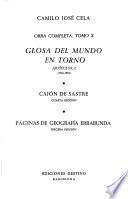 Obra completa: Glosa del mundo en torno : artículos