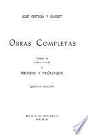 Obras completas: 1941-1946 y Brindis y prólogos