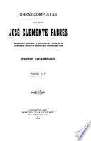 Obras completas de Don José Clemente Fabres