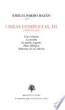 Obras completas de Emilia Pardo Bazán (novelas)