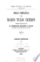 Obras completas de Marco Tulio Cicerón ; traducidas del Latin por D. Marcelino Menendez Pelayo