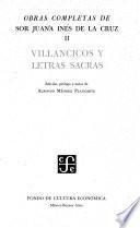 Obras completas de Sor Juana Inés de la Cruz: Villancicos y letras sacras