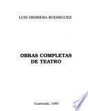 Obras completas de teatro