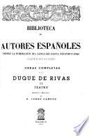 Obras completas del Duque de Rivas