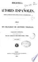 Obras de D. Francisco de Quevedo Villegas