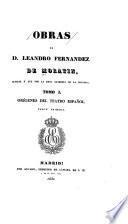 Obras de D. Leandro Fernandez de Moratin