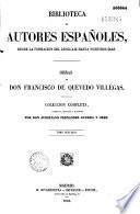 Obras de Don Francisco de Quevedo Villegas