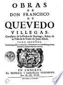 Obras de don Francisco de Quevedo Villegas