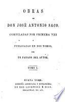 Obras de don José Antonio Saco