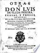 Obras de Don Luis de Ulloa Pereira