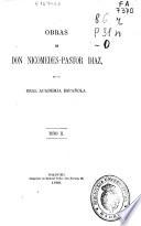 Obras de Don Nicomedes-Pastor Díaz de la Real Academia Española: Poesías (XVI, 303 p.)