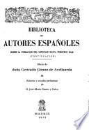 Obras de doña Gertrudis Gómez de Avellaneda