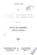 Obras de José Mármol: Cantos del peregrino. Poesías diversas