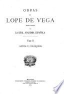 Obras de Lope de Vega publicadas por la Real Academia Española