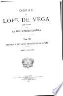 Obras de Lope de Vega, publicadas por la Real Academia Española