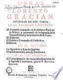 Obras de Lorenzo Gracian divididas en dos tomos