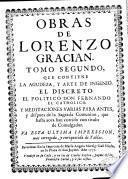 Obras de Lorenzo Gracian