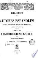 Obras de Martín Fernández de Navarrete