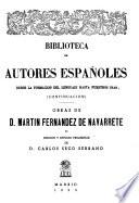Obras de Martín Fernández de Navarrete