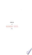 Obras de Ramón Lull