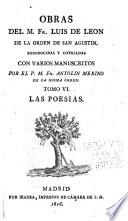 Obras del M. Fr. Luis de Leon ...