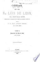 Obras del P. Mtro Fr. Luis de León