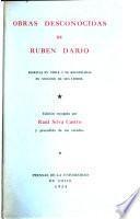Obras desconocidas de Rubén Darío